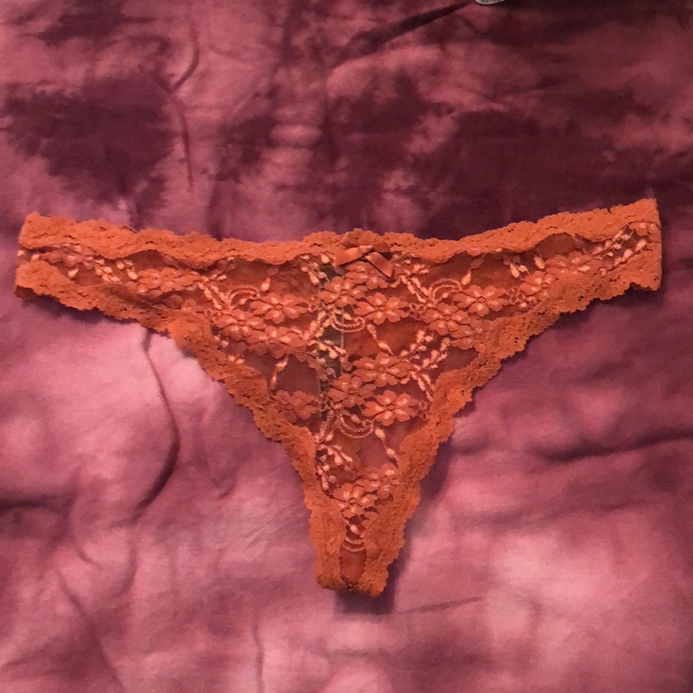 Victoria secret lace thong size medium
